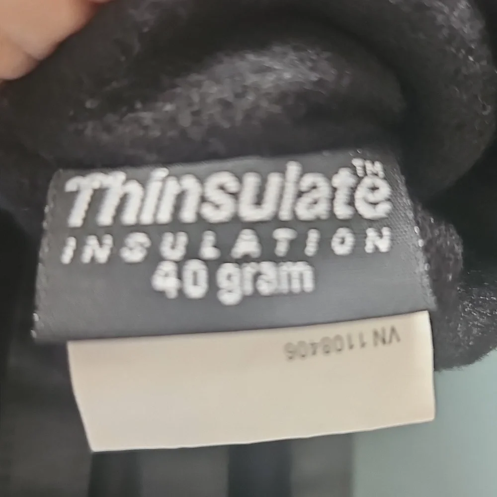 2 Pair‎ Of Womens Gloves Thinsulate Black and Golove NLO Gray Gloves Set Meduim.